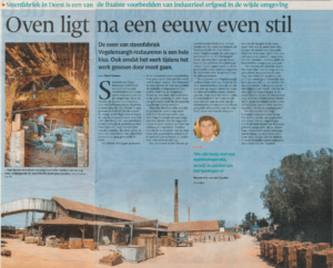 Oven ligt na een eeuw even stil