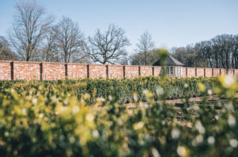Herbouw tuinmuur kasteel